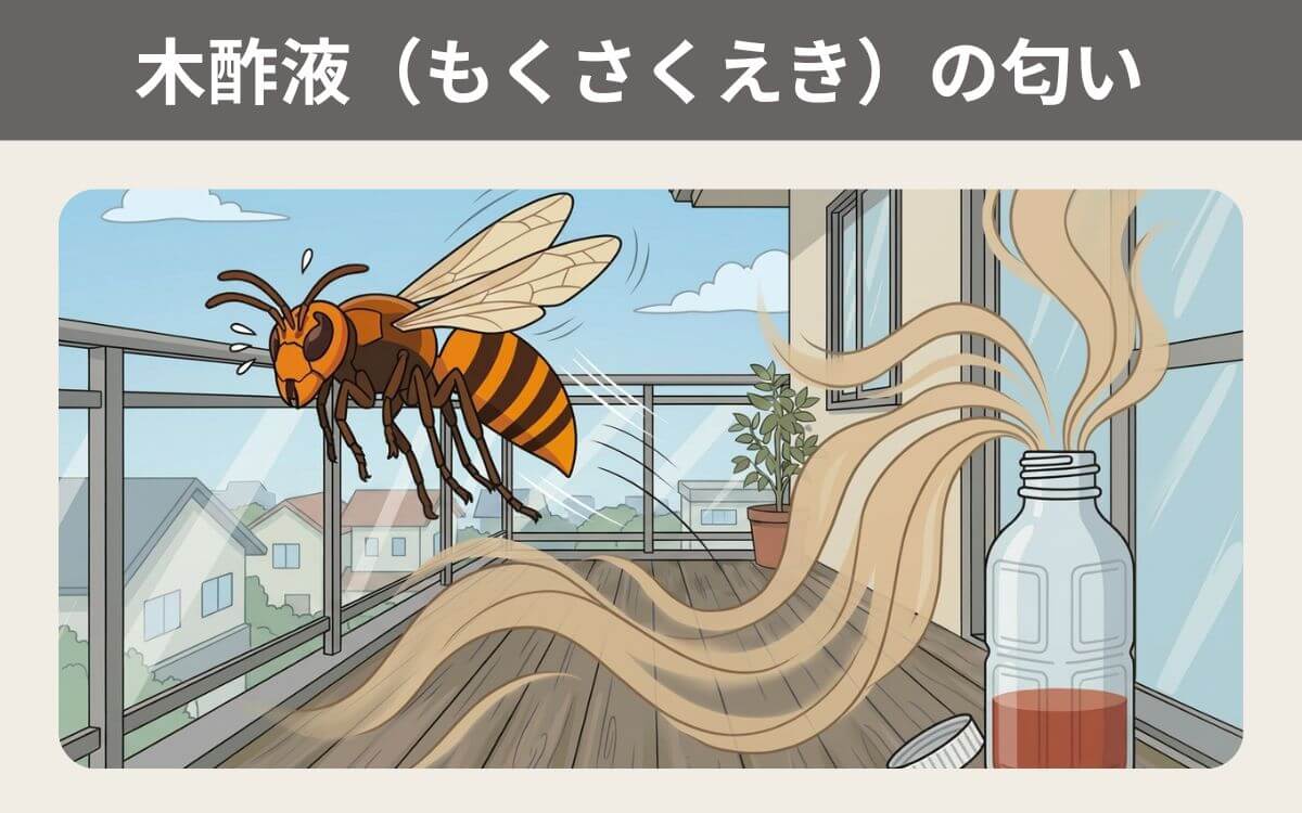 木酢液（もくさくえき）の匂い