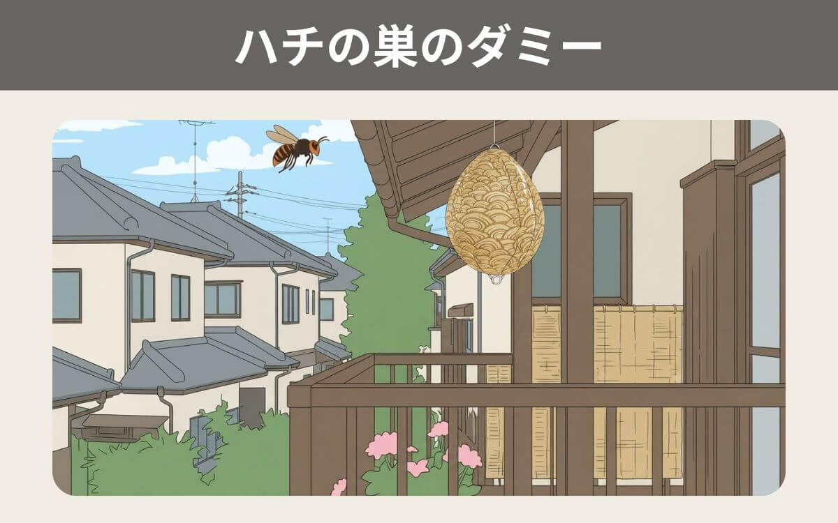ハチの巣のダミー