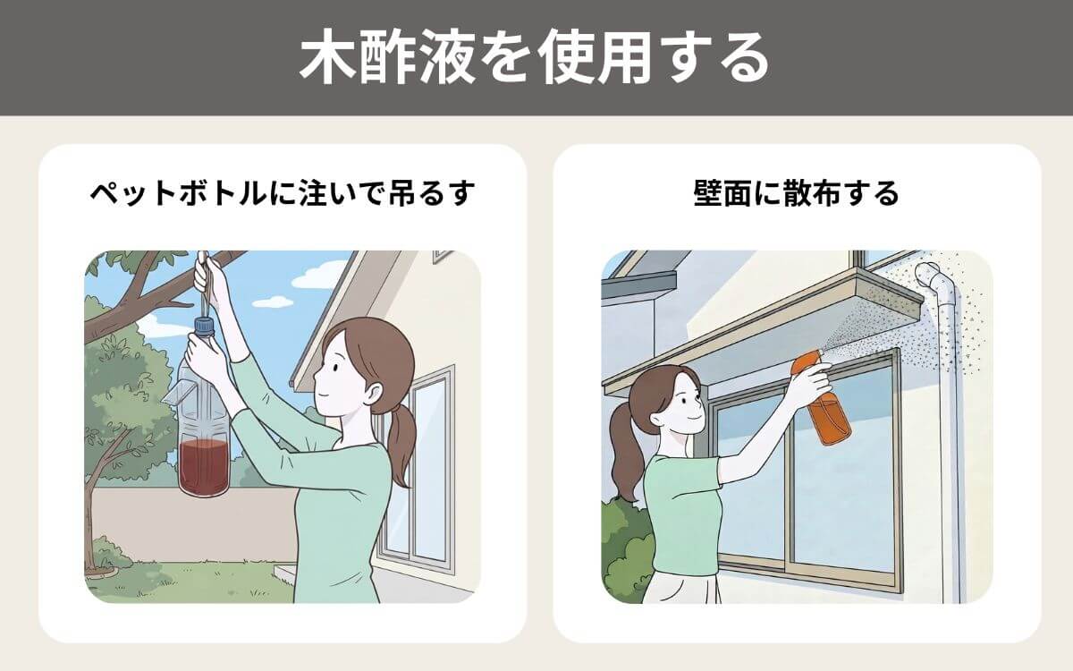 木酢液を使用する