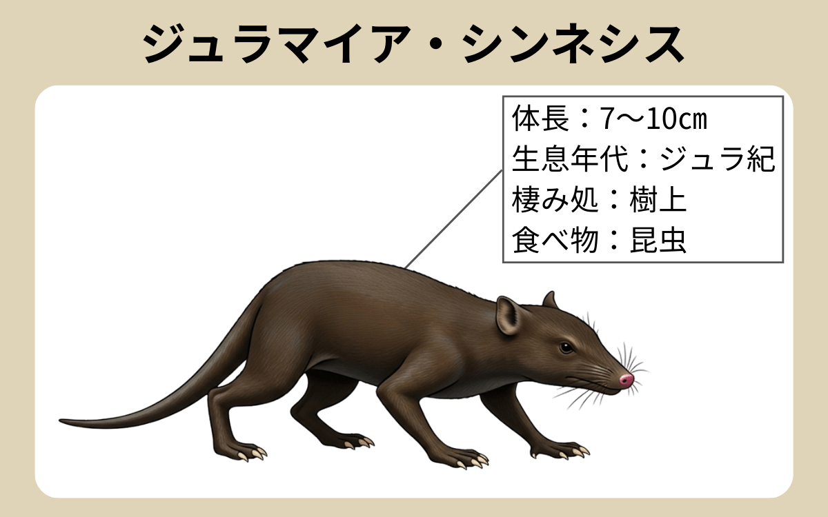祖先は最古の真獣類・ジュラマイア