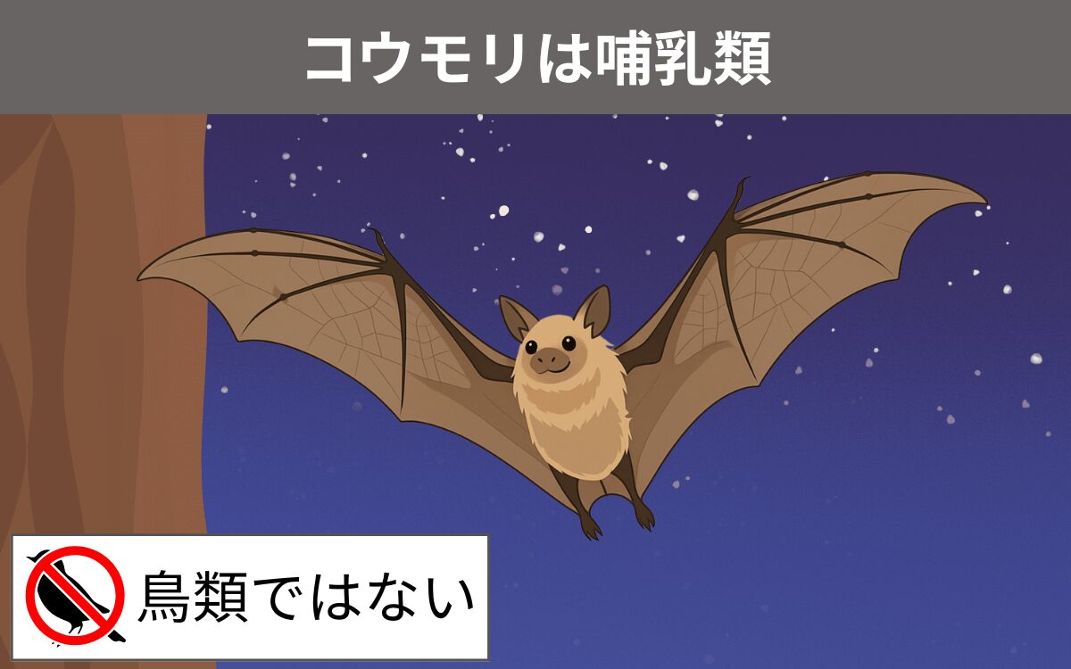 鳥類ではなく哺乳類