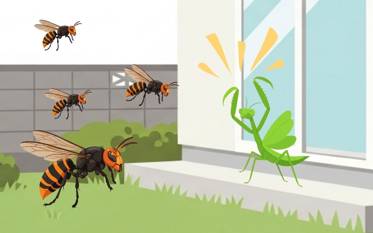 スズメバチの駆除や忌避にカマキリは活用できる？