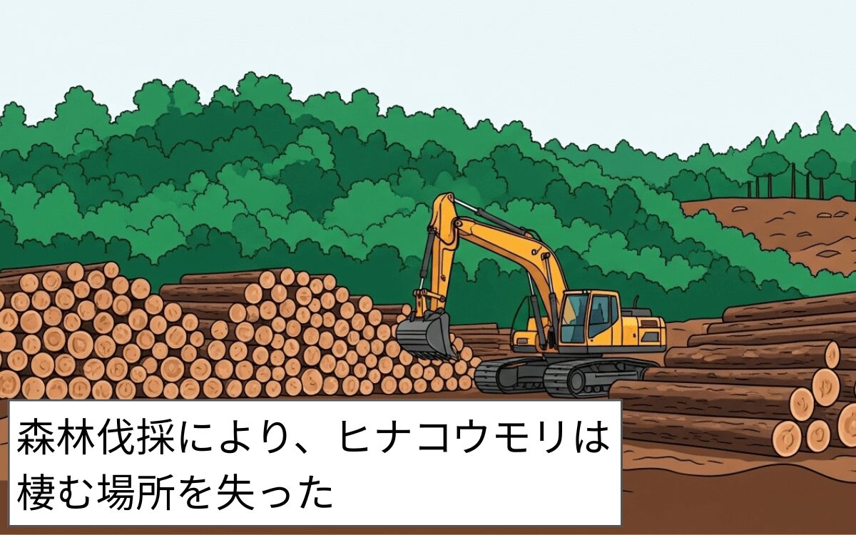 森林の減少が原因