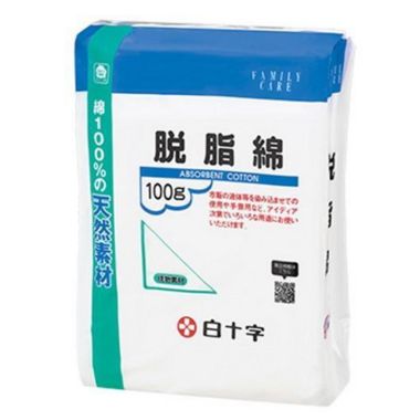 ファミリーケア(FC) 脱脂綿 100g|白十字株式会社