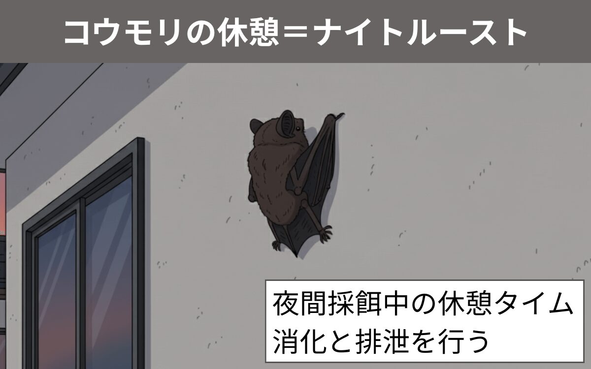 コウモリの休憩＝ナイトルースト