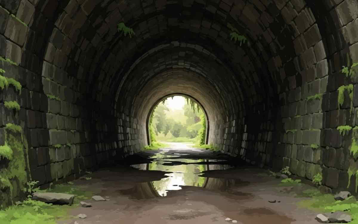 古いトンネル