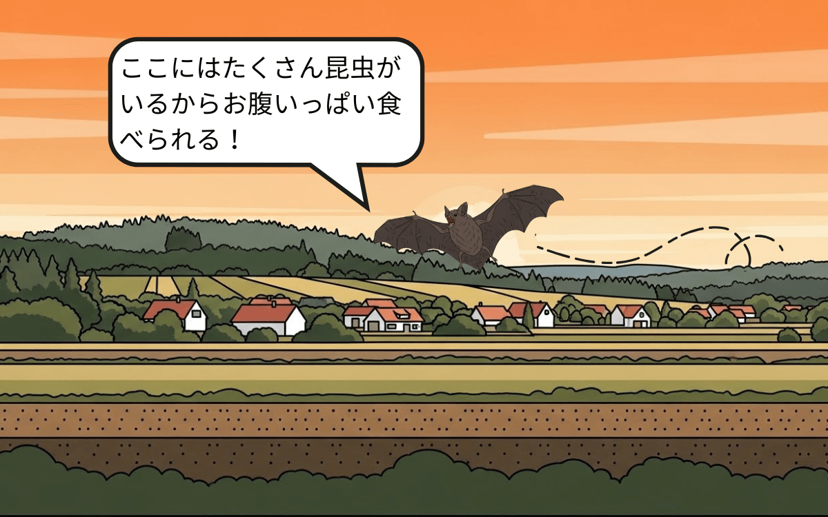 エサ場を効率よく使うため