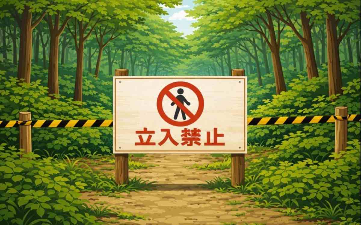 森林の巡視・立ち入り規制