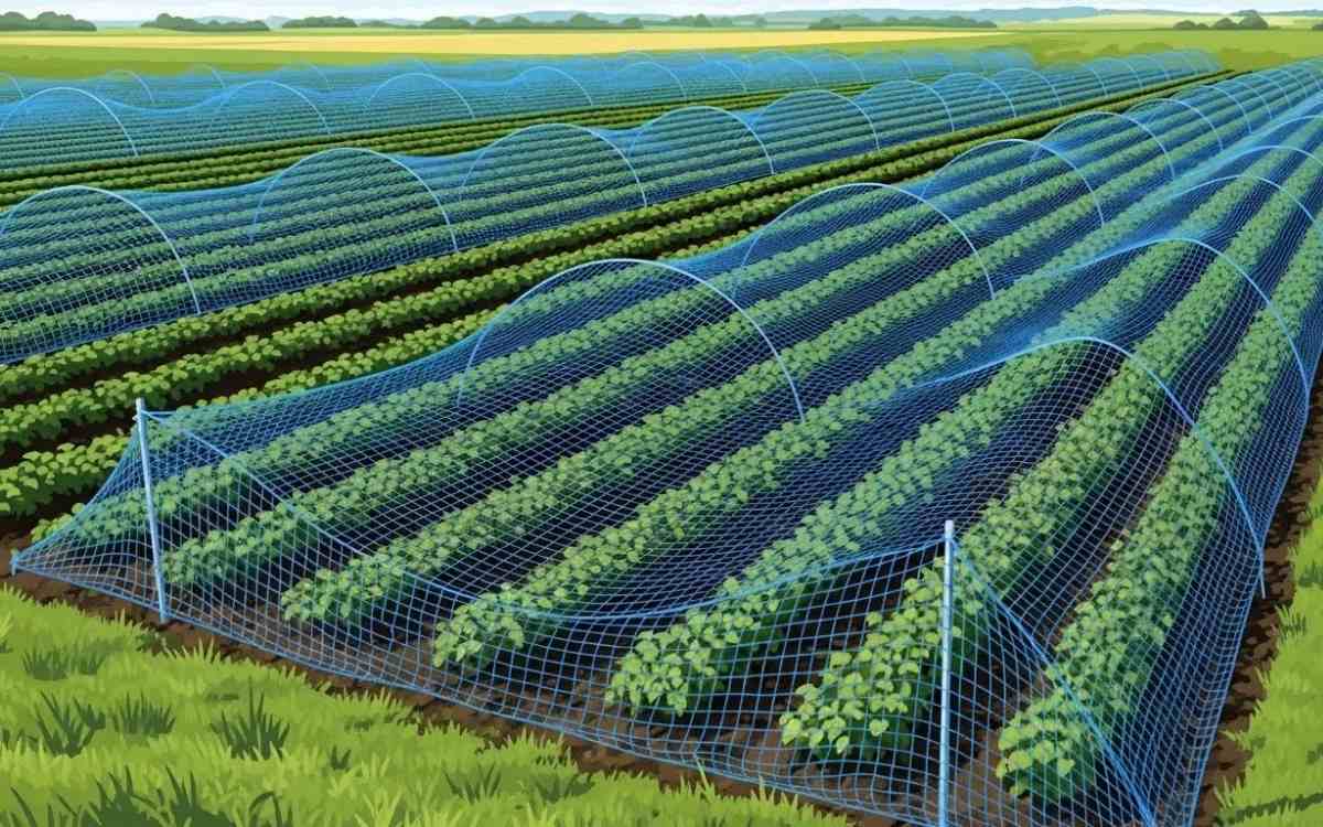 硬質ネットの設置