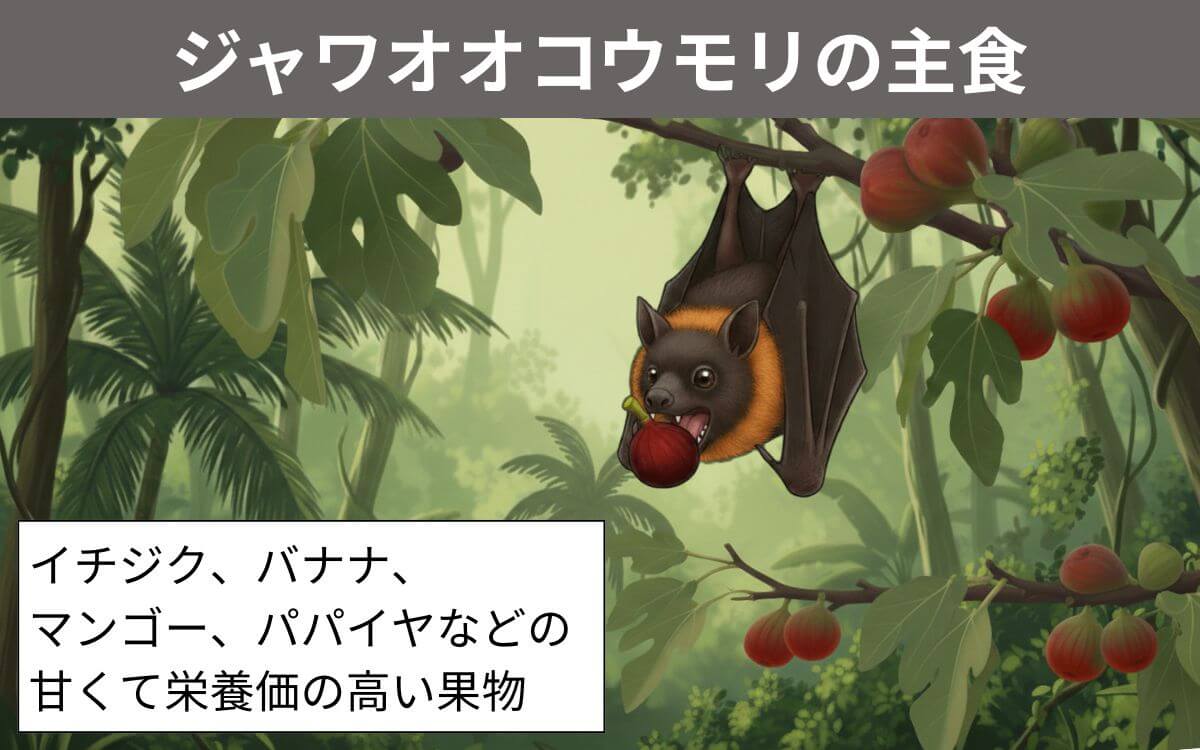 ジャワオオコウモリの主食