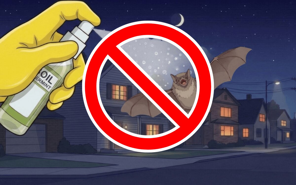 アブラコウモリ駆除はハッカ油だけではNG