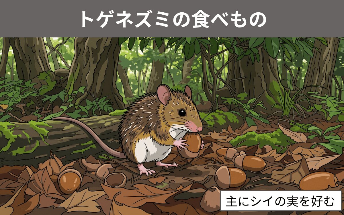 トゲネズミの食べもの