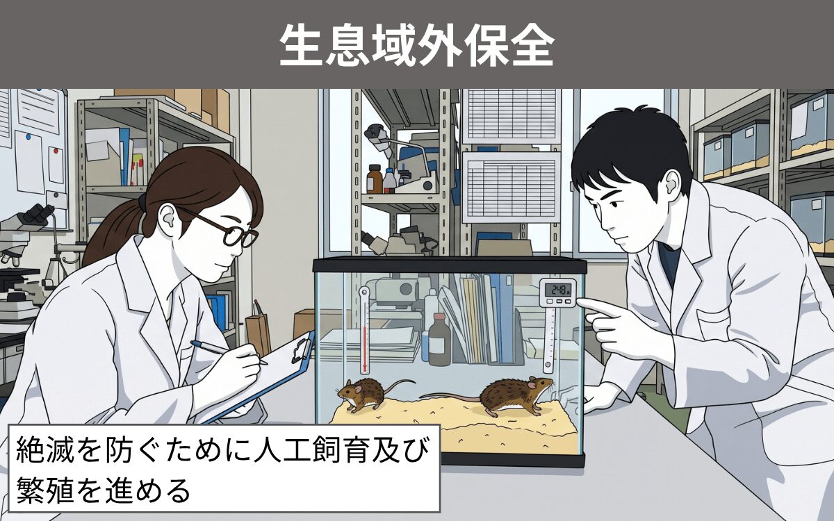 生息域外保全 トゲネズミ