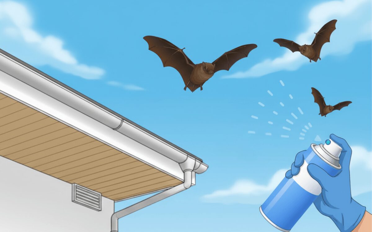 アブラコウモリの追い出し