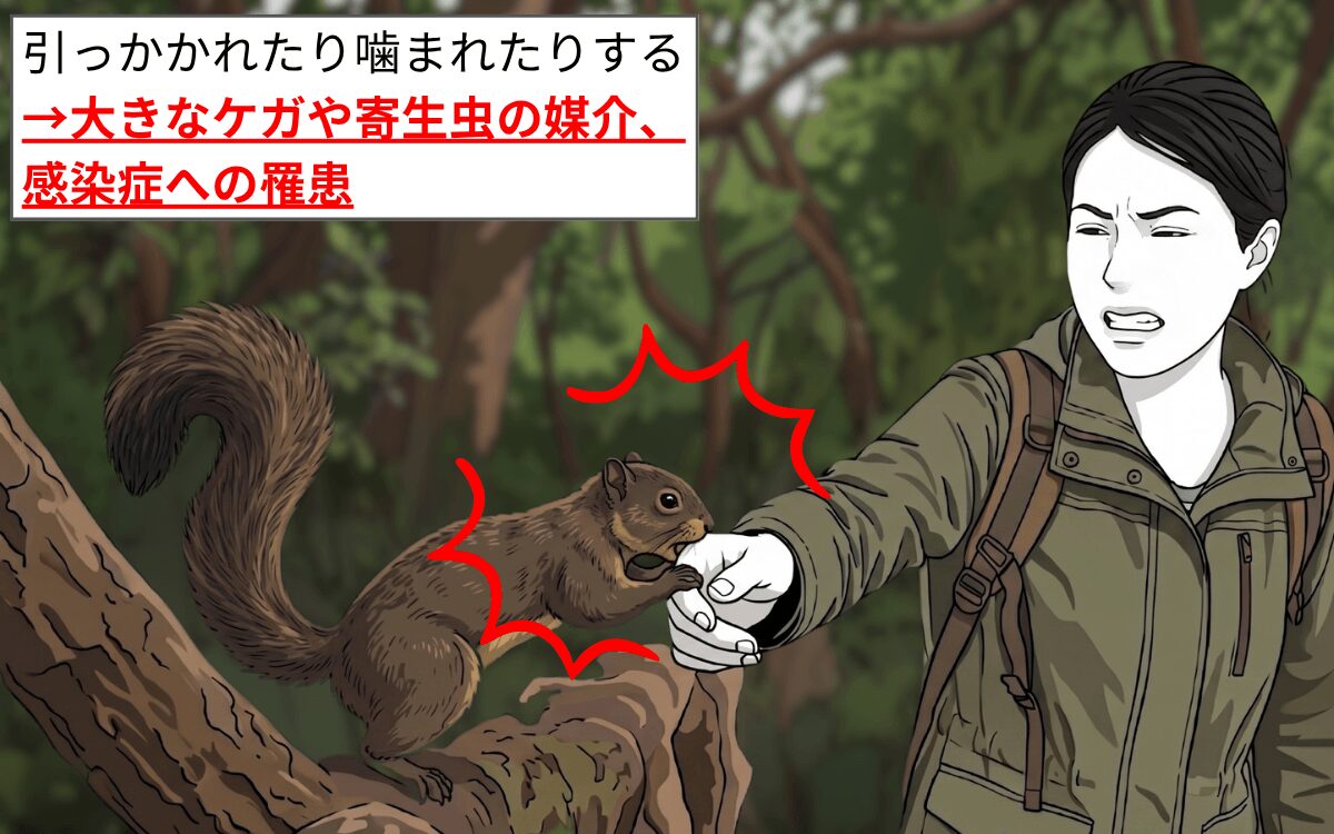 不用意に近づく・触る