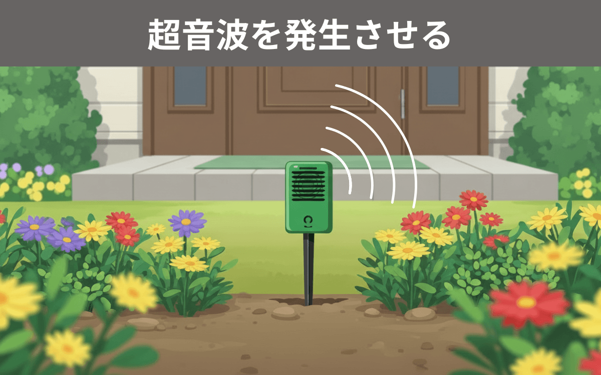 超音波を発生させる