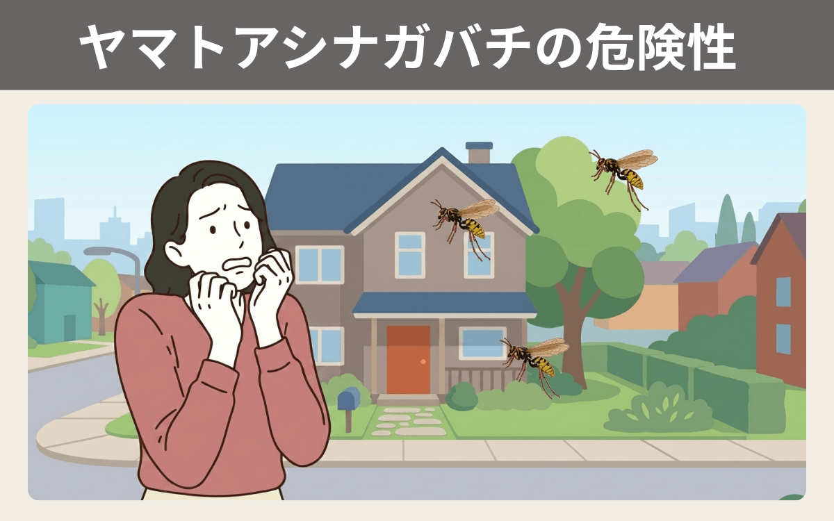 ヤマトアシナガバチの危険性