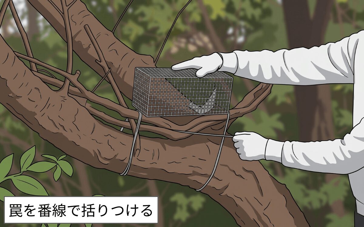 手順②罠を設置する