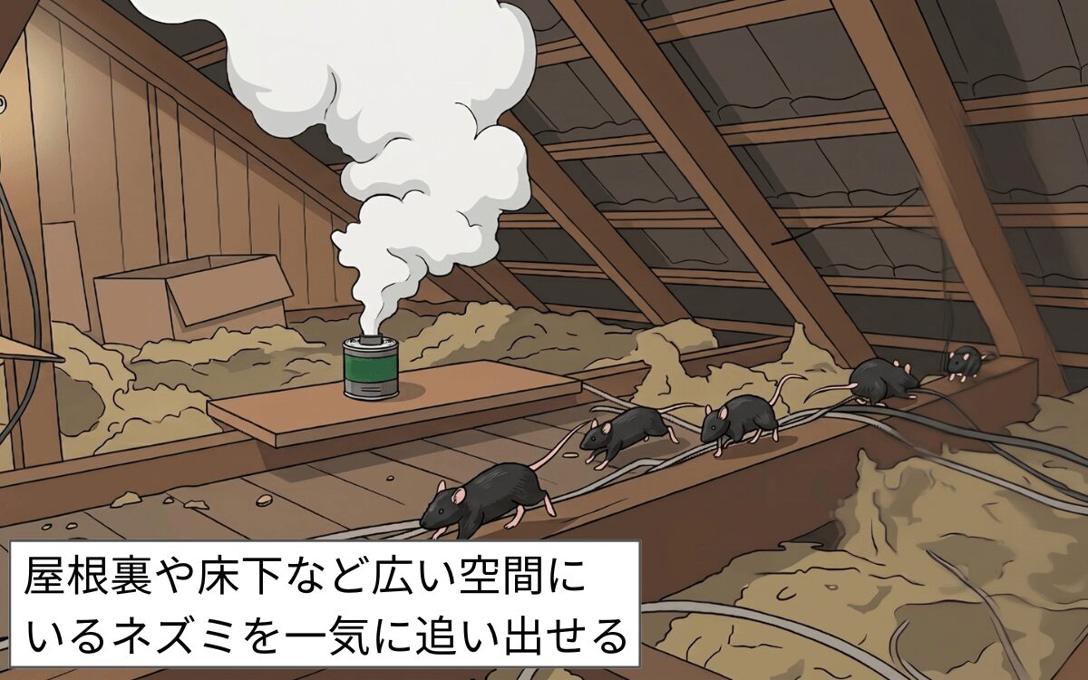 燻煙剤を使う方法