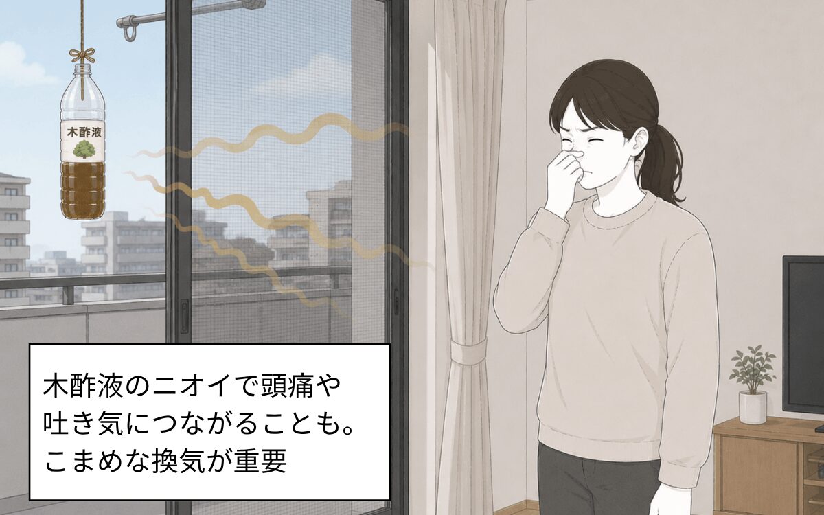木酢液で体調を崩す危険性も