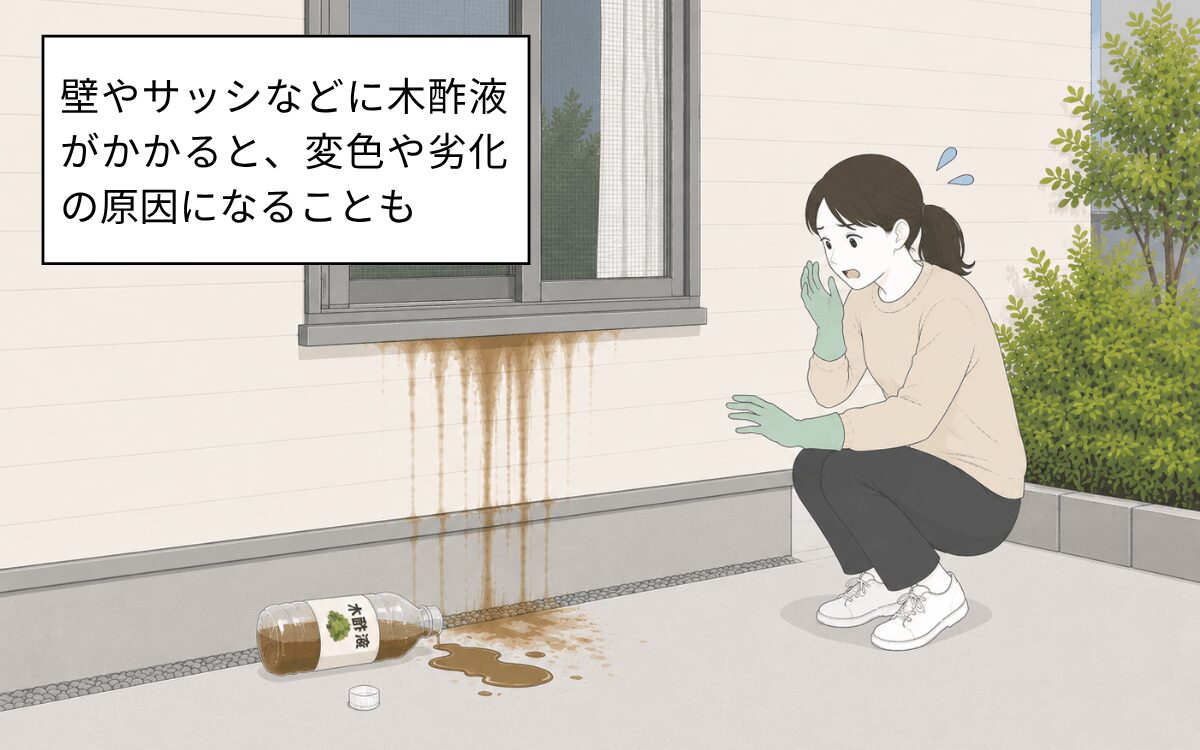 木酢液が家の劣化につながることも