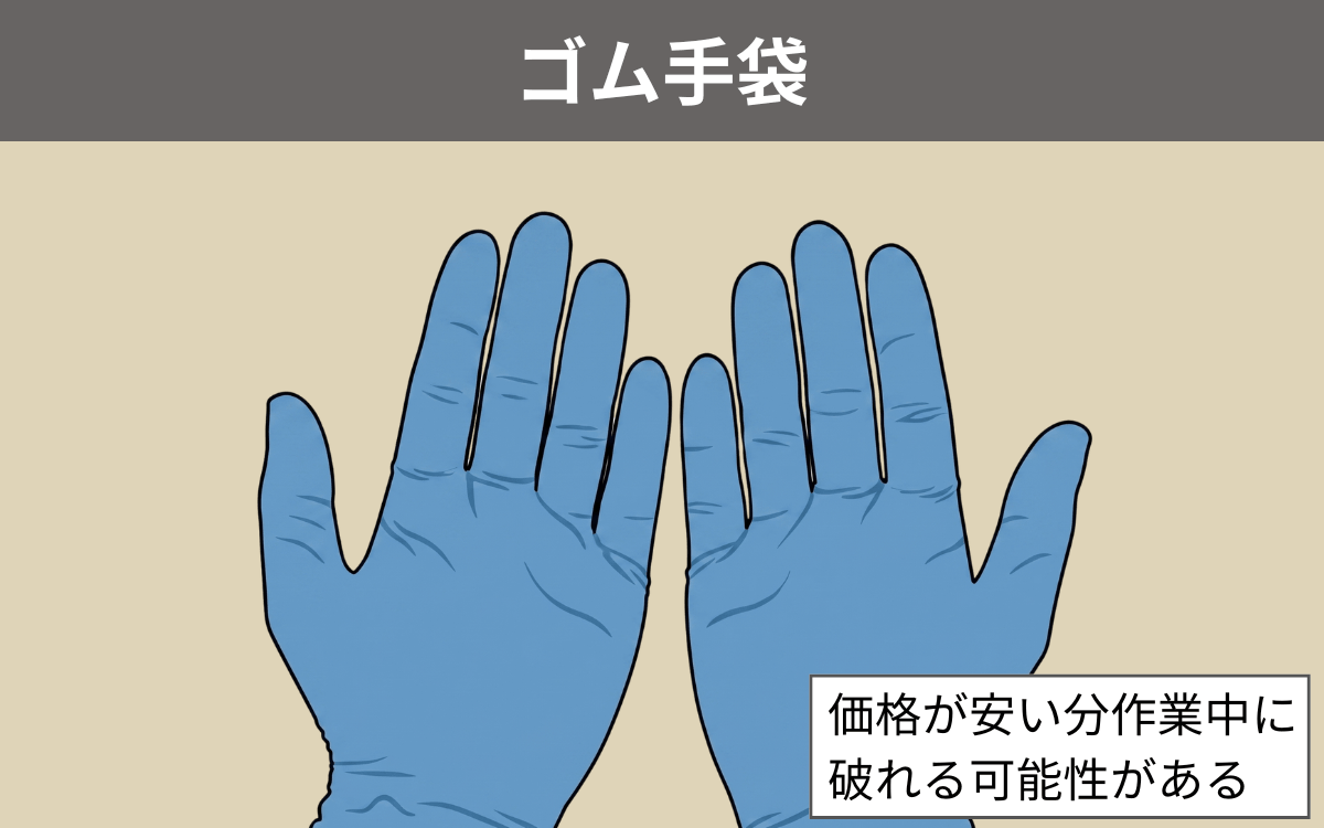 ゴム手袋