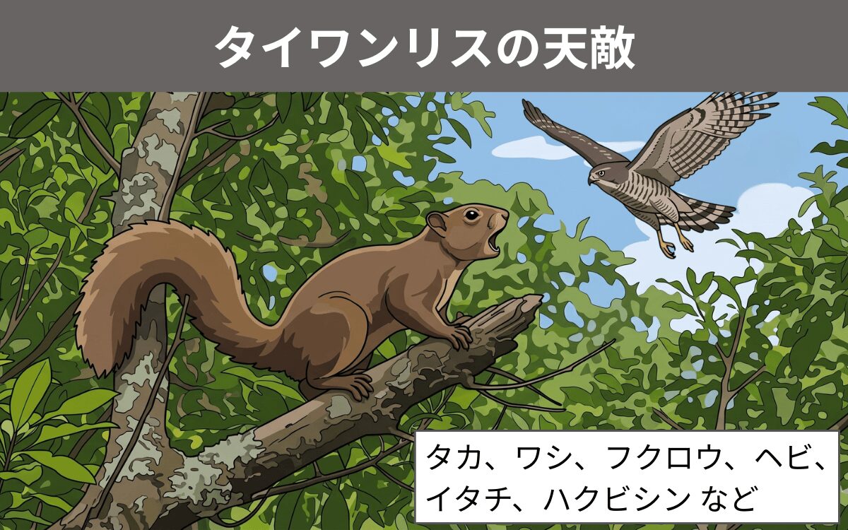 タイワンリスの天敵 1