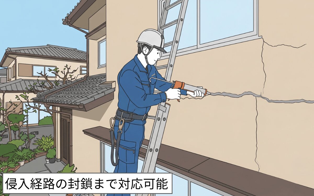侵入経路の封鎖も対応可能