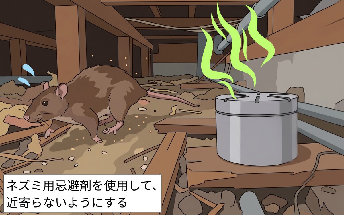 忌避剤の使用