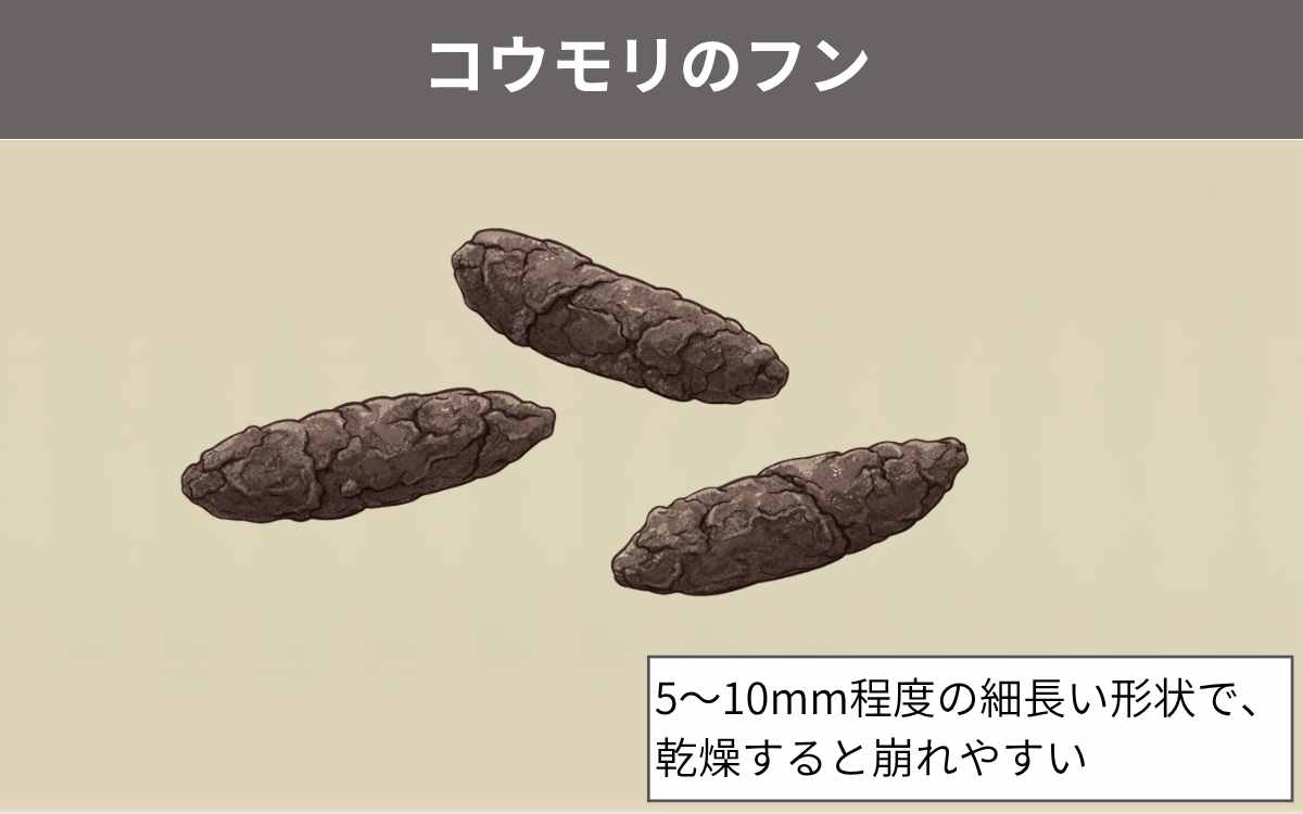 自宅の周りにフンが落ちている