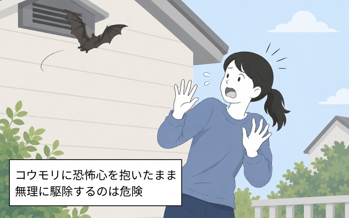 コウモリに恐怖心がある人は駆除のプロを頼ろう