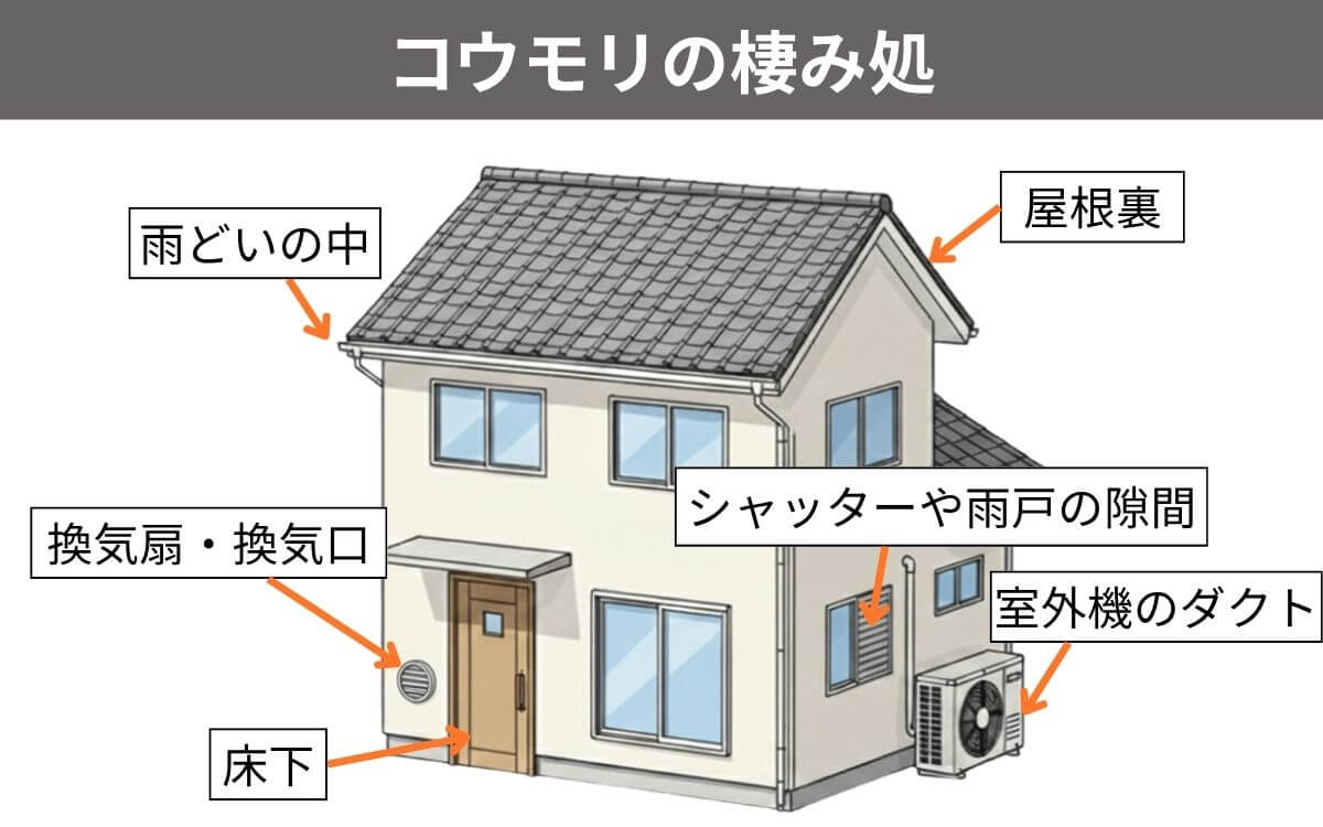 コウモリの棲み処