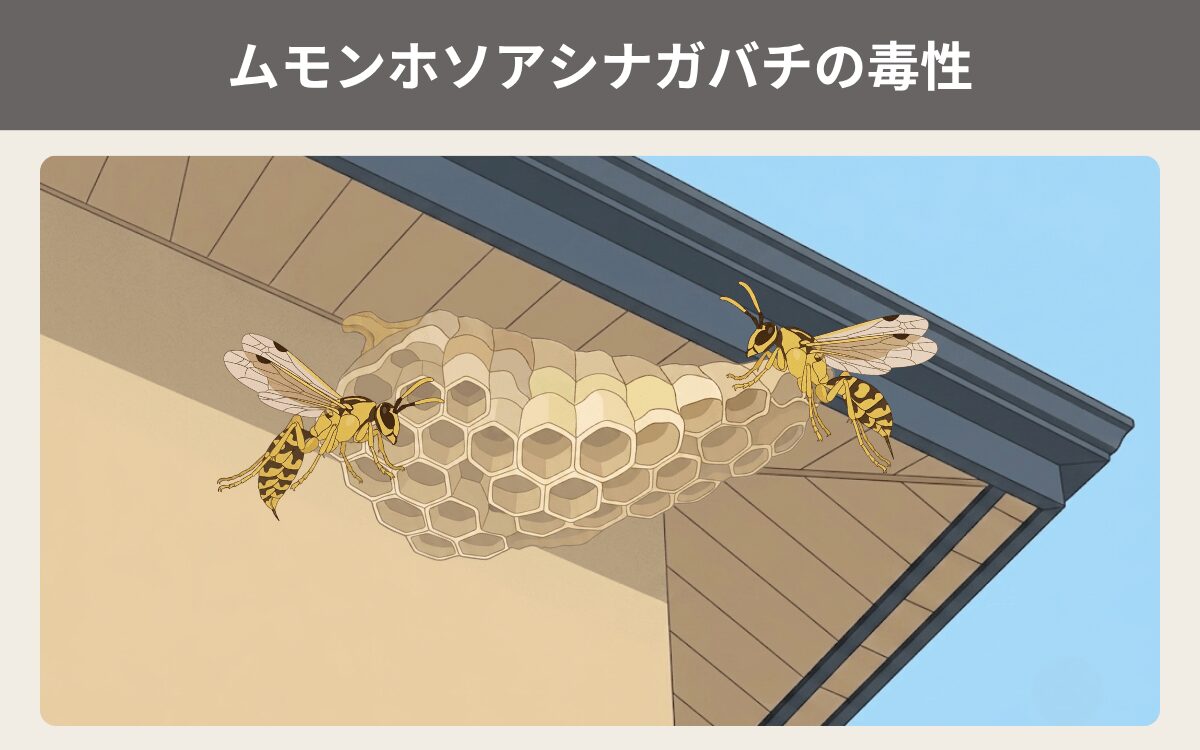 ムモンホソアシナガバチの毒性