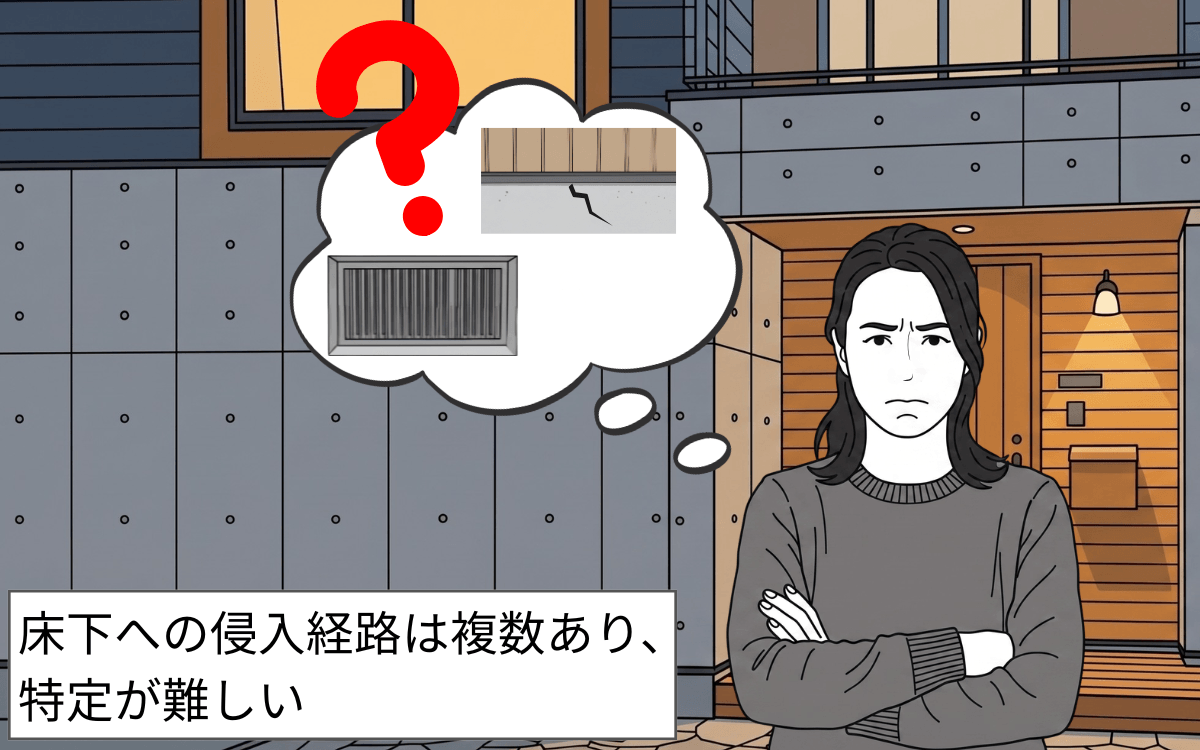 侵入経路がわからない