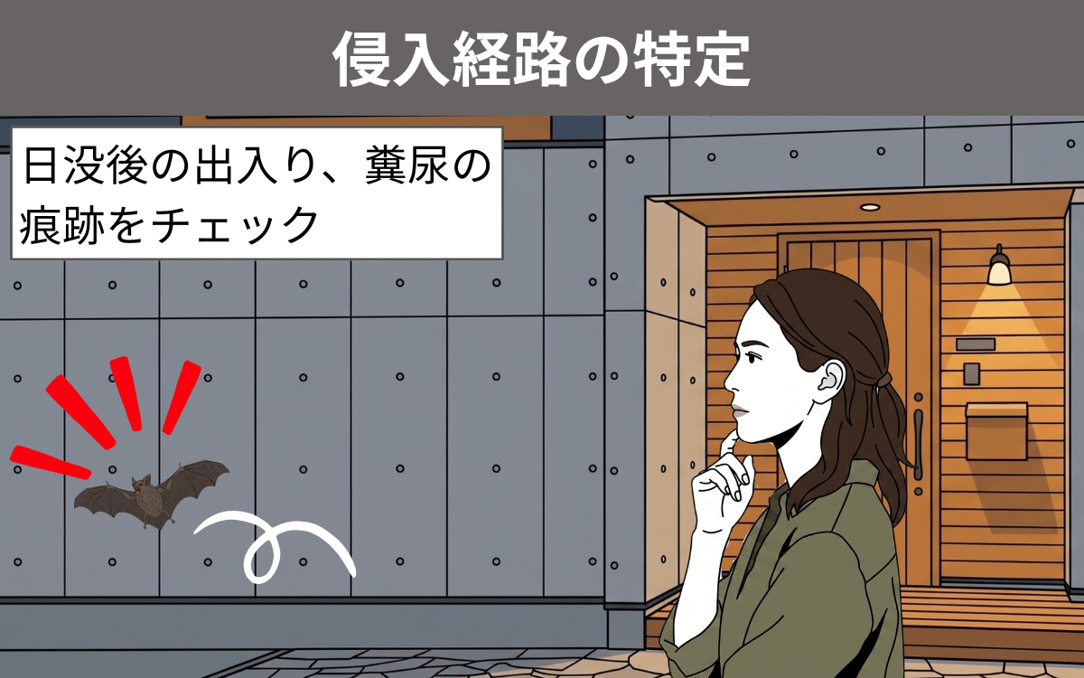 侵入経路の特定