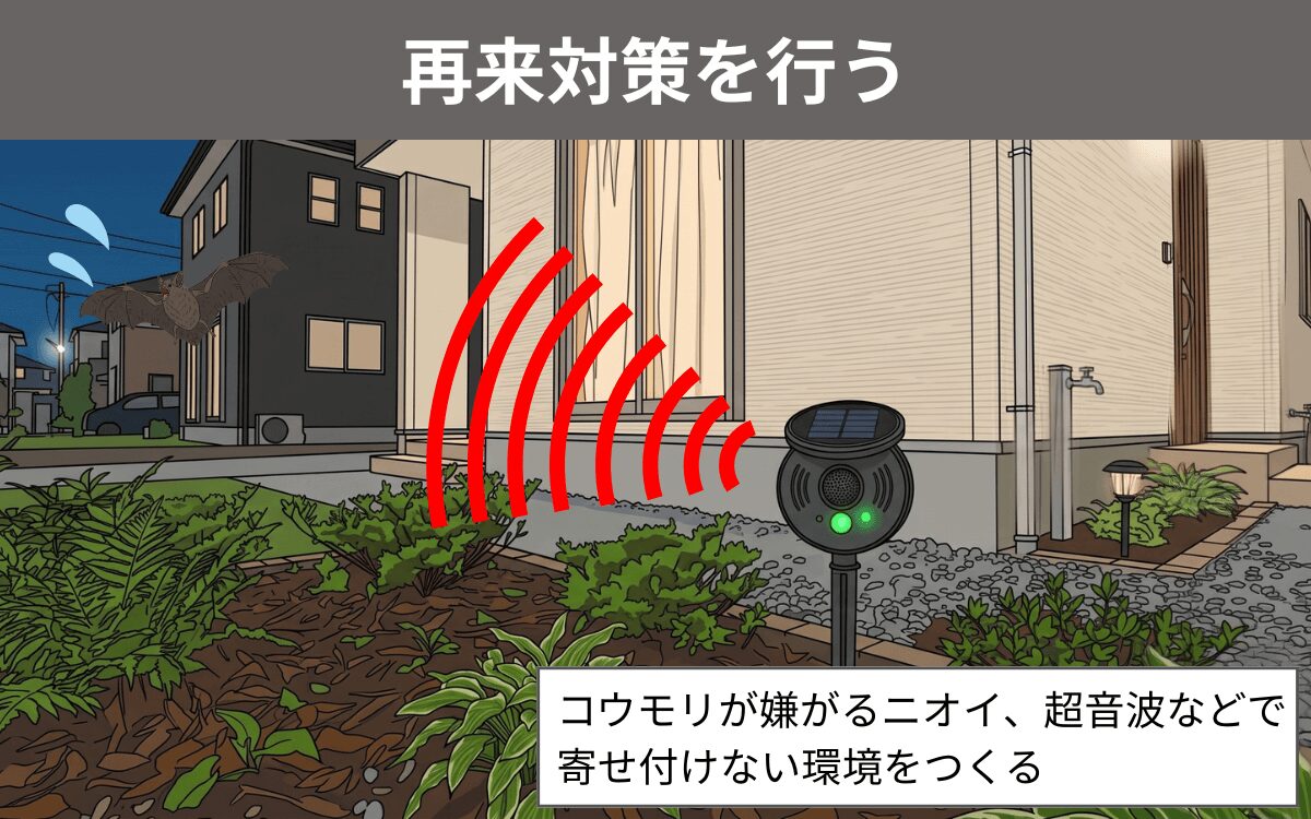 再来対策を行う