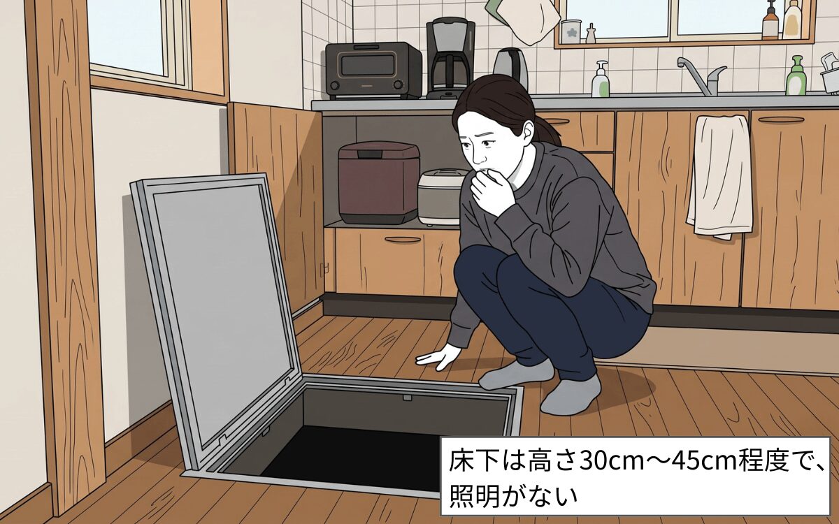 狭所・暗所での作業がこわい
