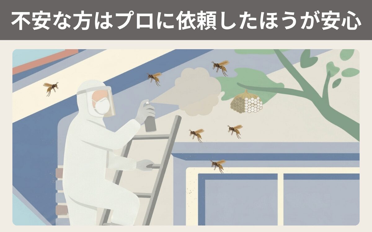 自分で駆除をするのが不安な方はプロに依頼したほうが安心 2