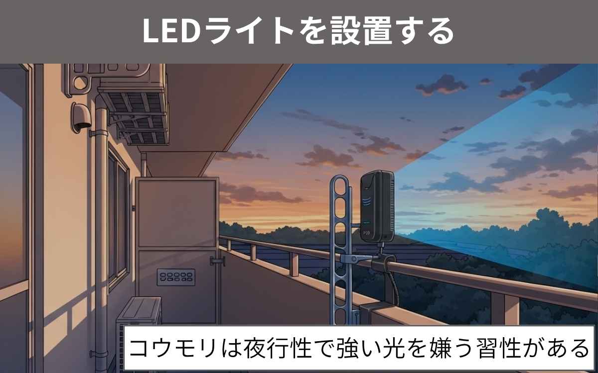 LEDライトの設置