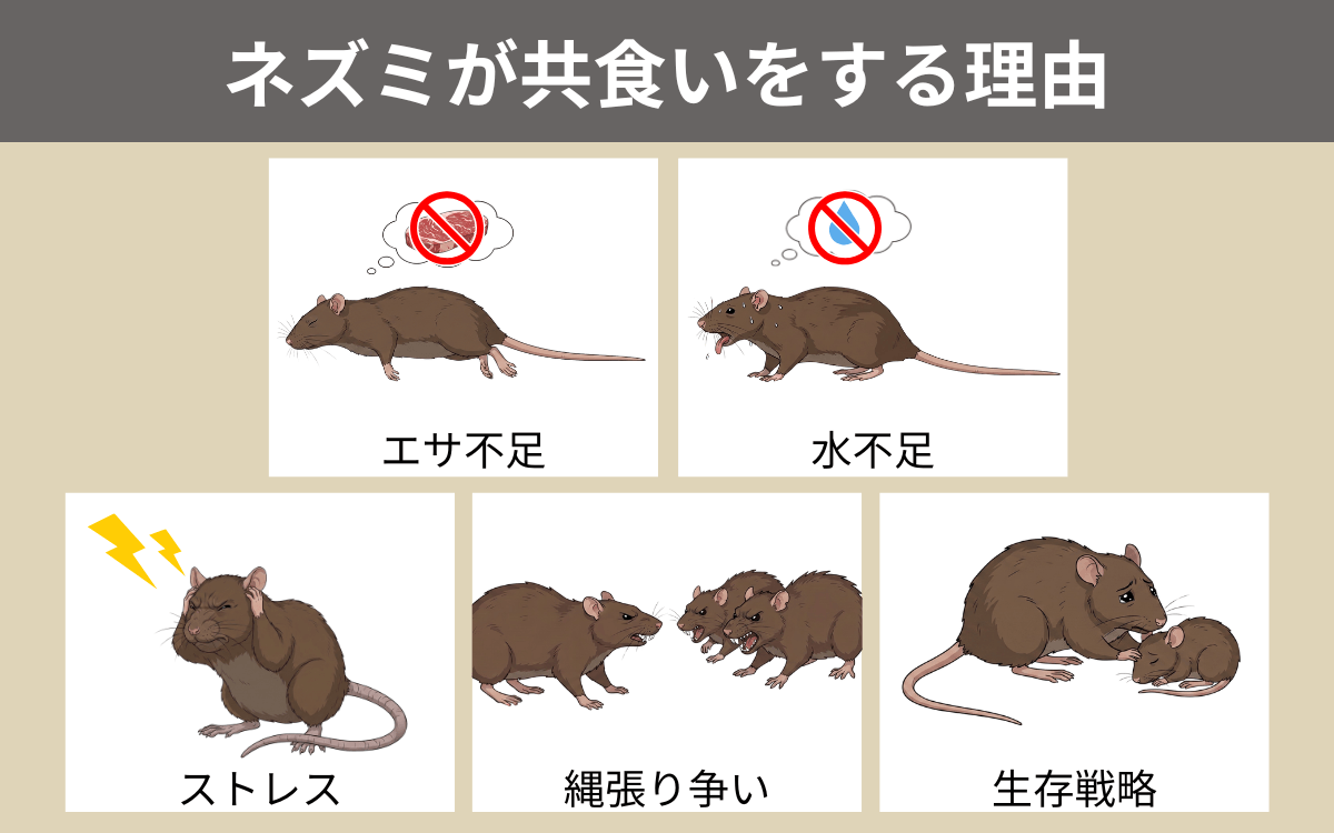ネズミが共食いをする理由