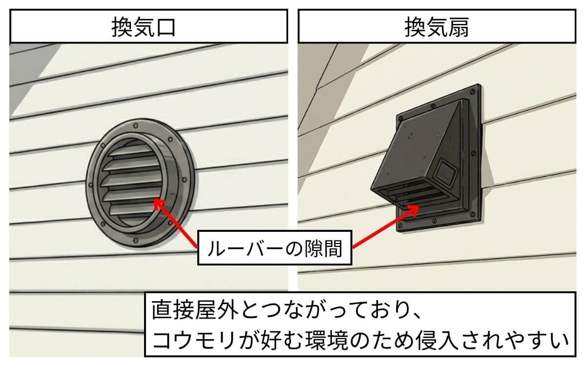 侵入経路 換気口
