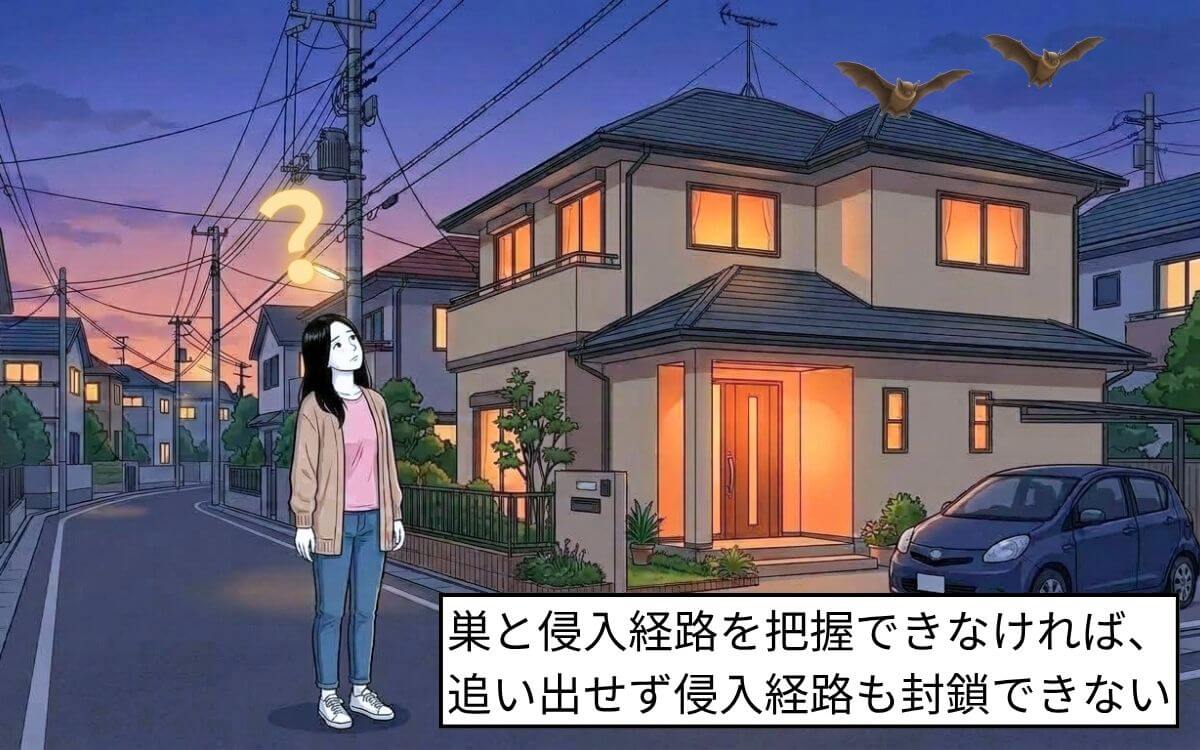 巣、侵入経路がわからないときもプロへ依頼