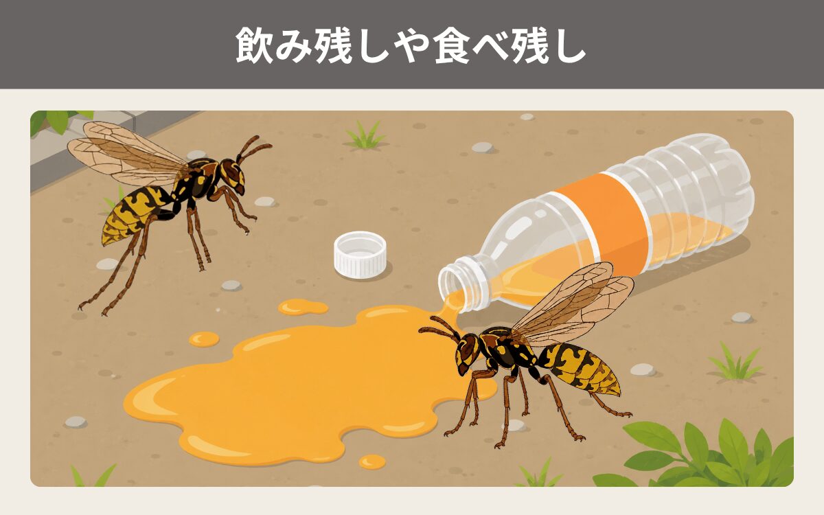 飲み残しや食べ残し