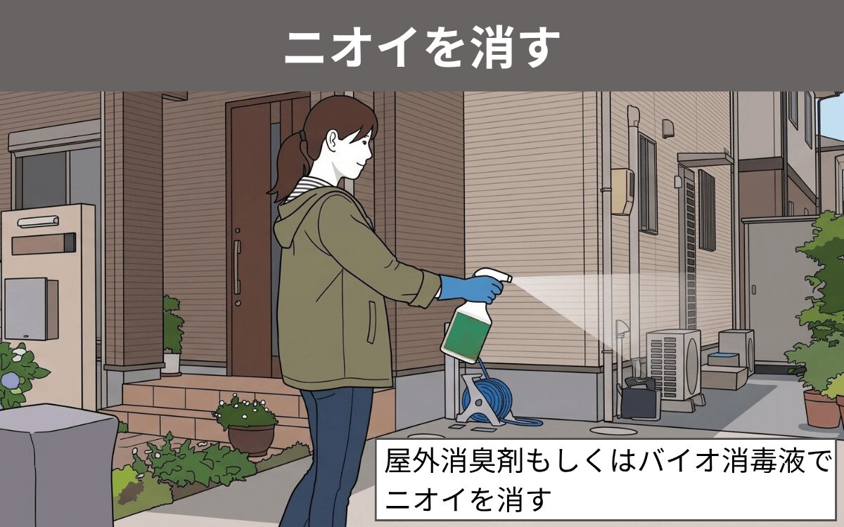 ニオイを消す