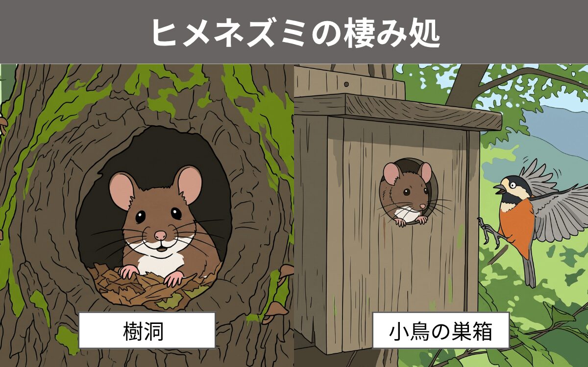 ヒメネズミの棲み処