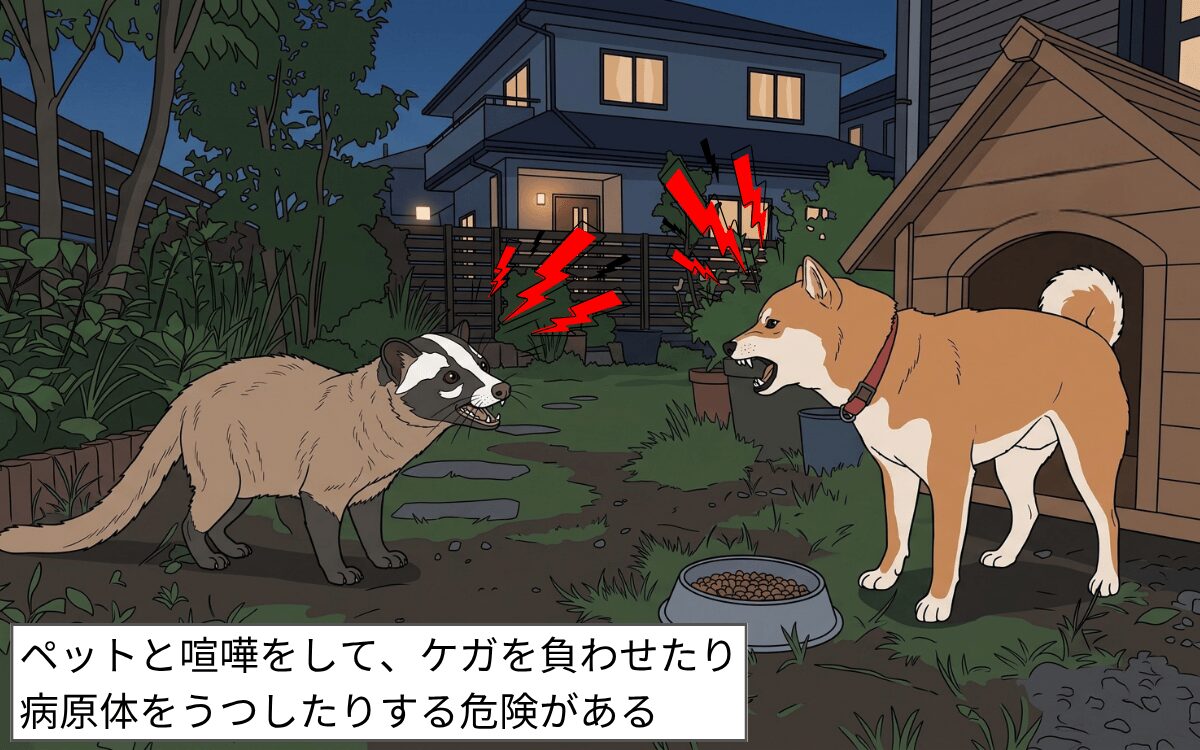 ペット被害 ハクビシン