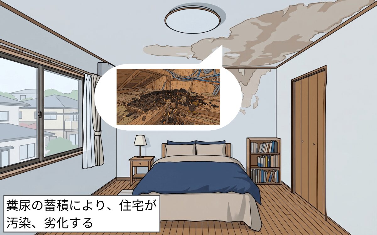 住宅被害 ハクビシン