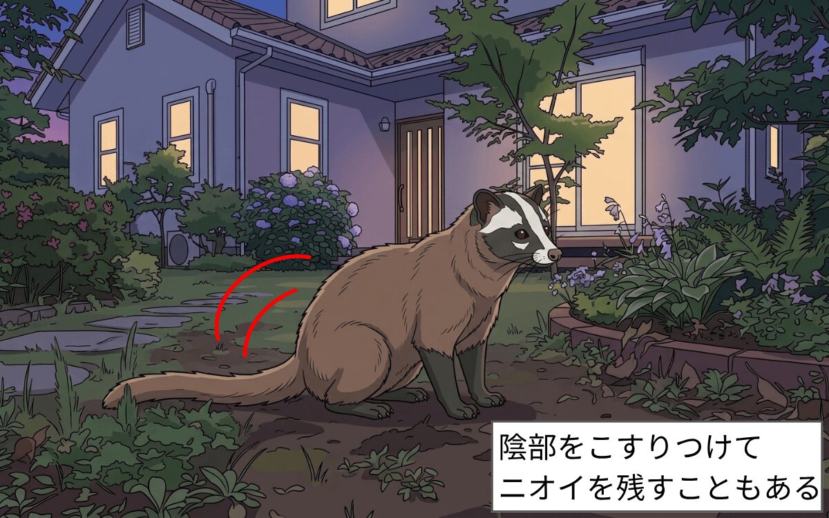 体の一部をこすりつけることも