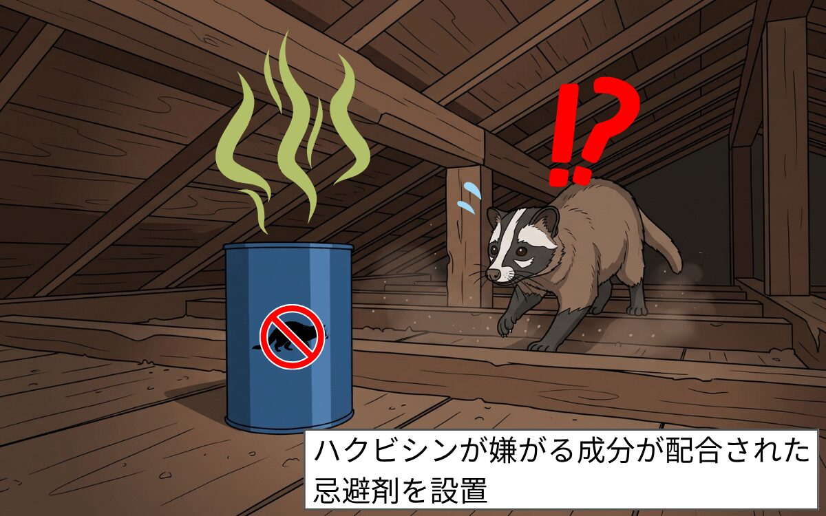 忌避剤を使う