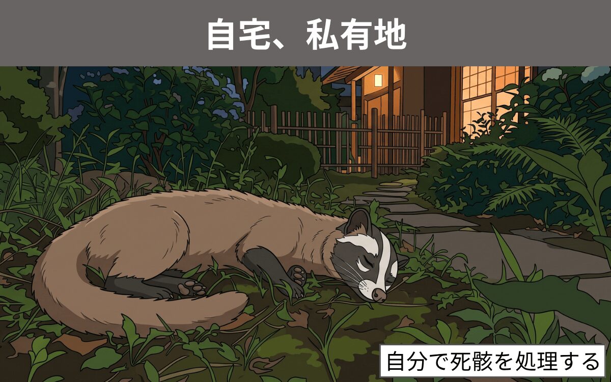 自宅、私有地